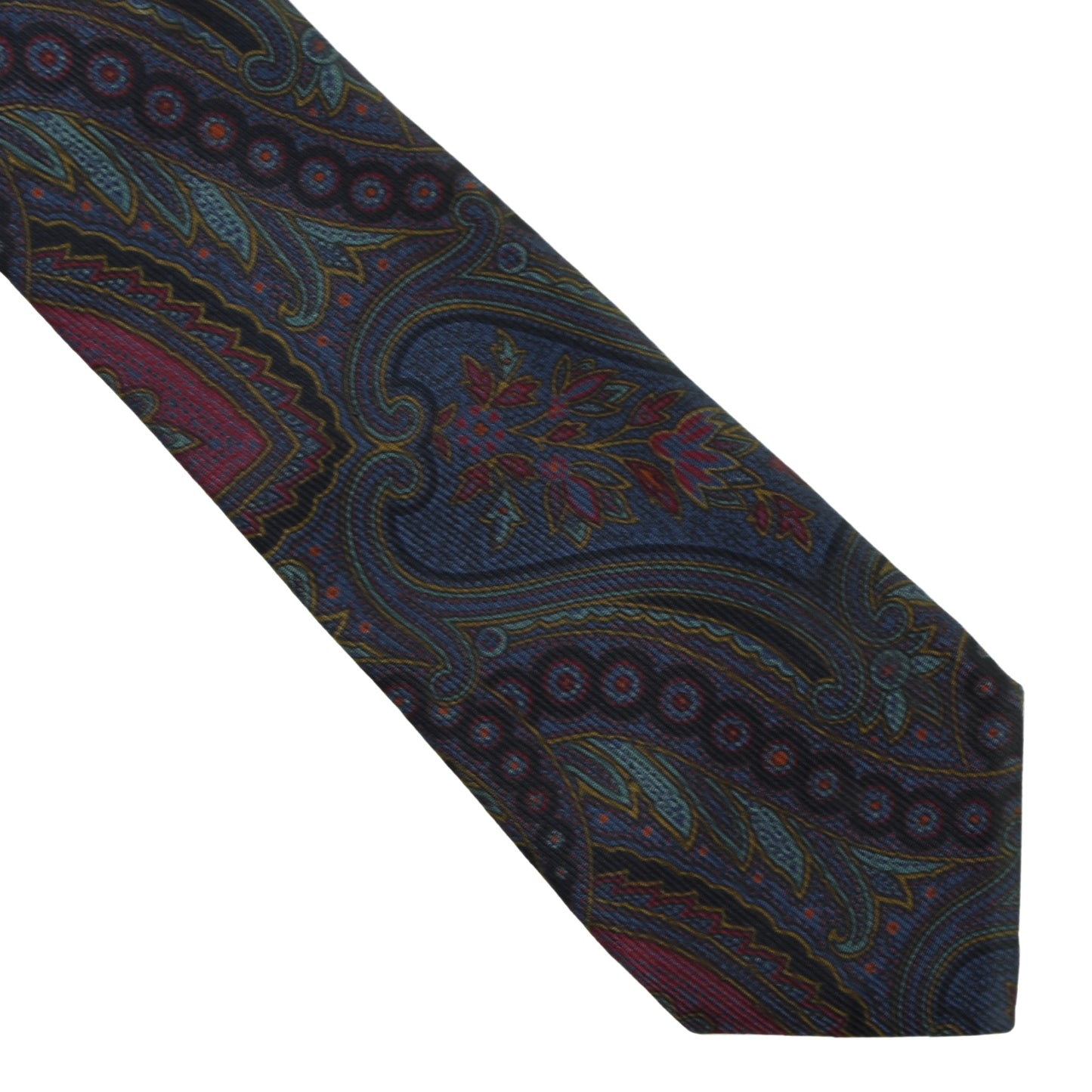 Ascot Twill Seidenkrawatte ca. 144.5cm - Paisley