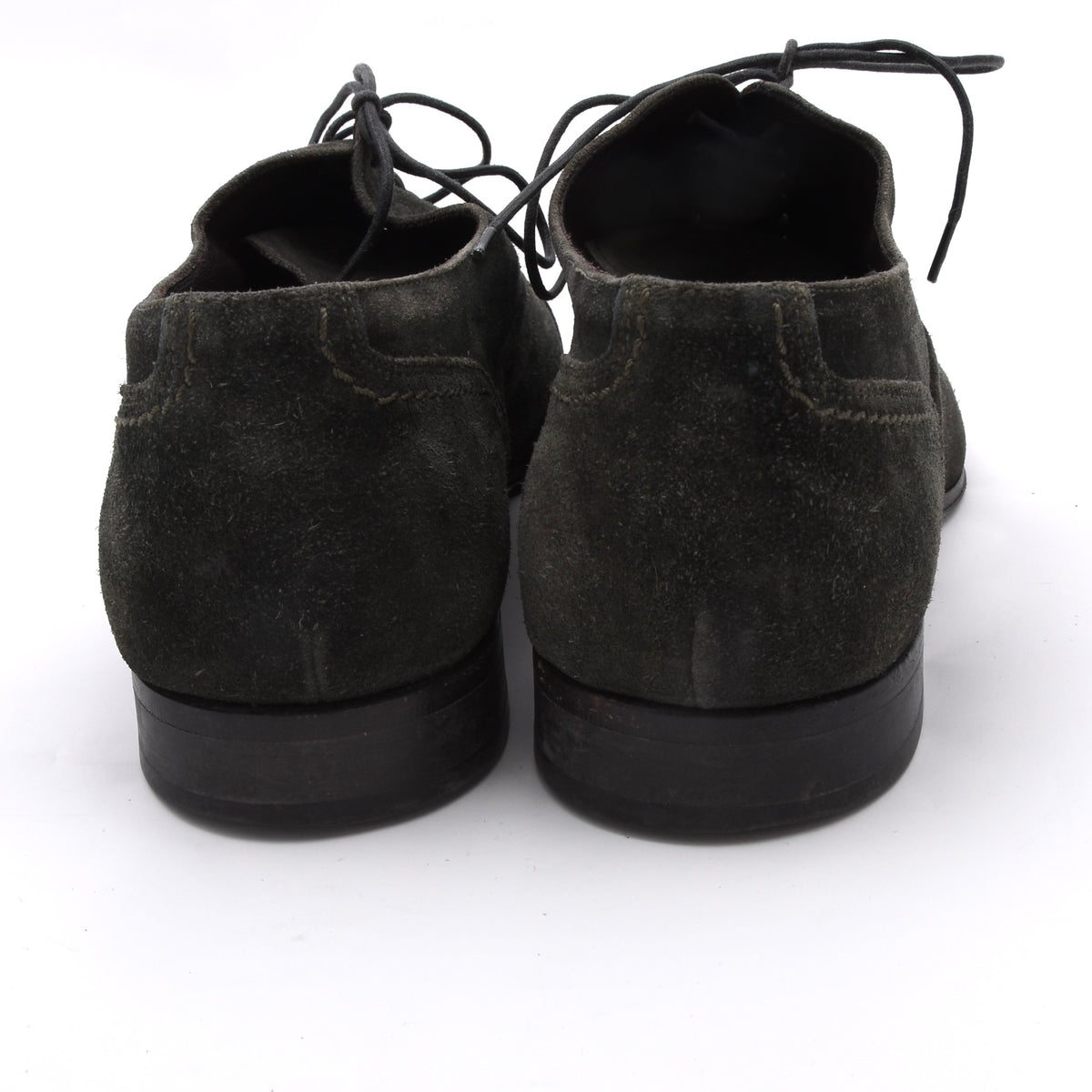 Z Zegna Wildleder Schuhe Gr. EU 7 / US 8 Made in Italy - Grün