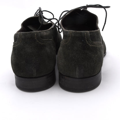Z Zegna Wildleder Schuhe Gr. EU 7 / US 8 Made in Italy - Grün