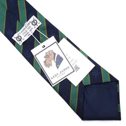 St. Andrews Links Seidenkrawatte ca. 145cm/10.3cm - Blau/Grün