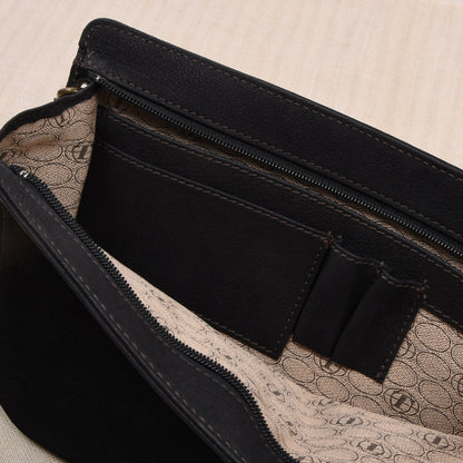 NOS Pakerson Leder Reiseorganizer  ca. 24,5cm - Braun