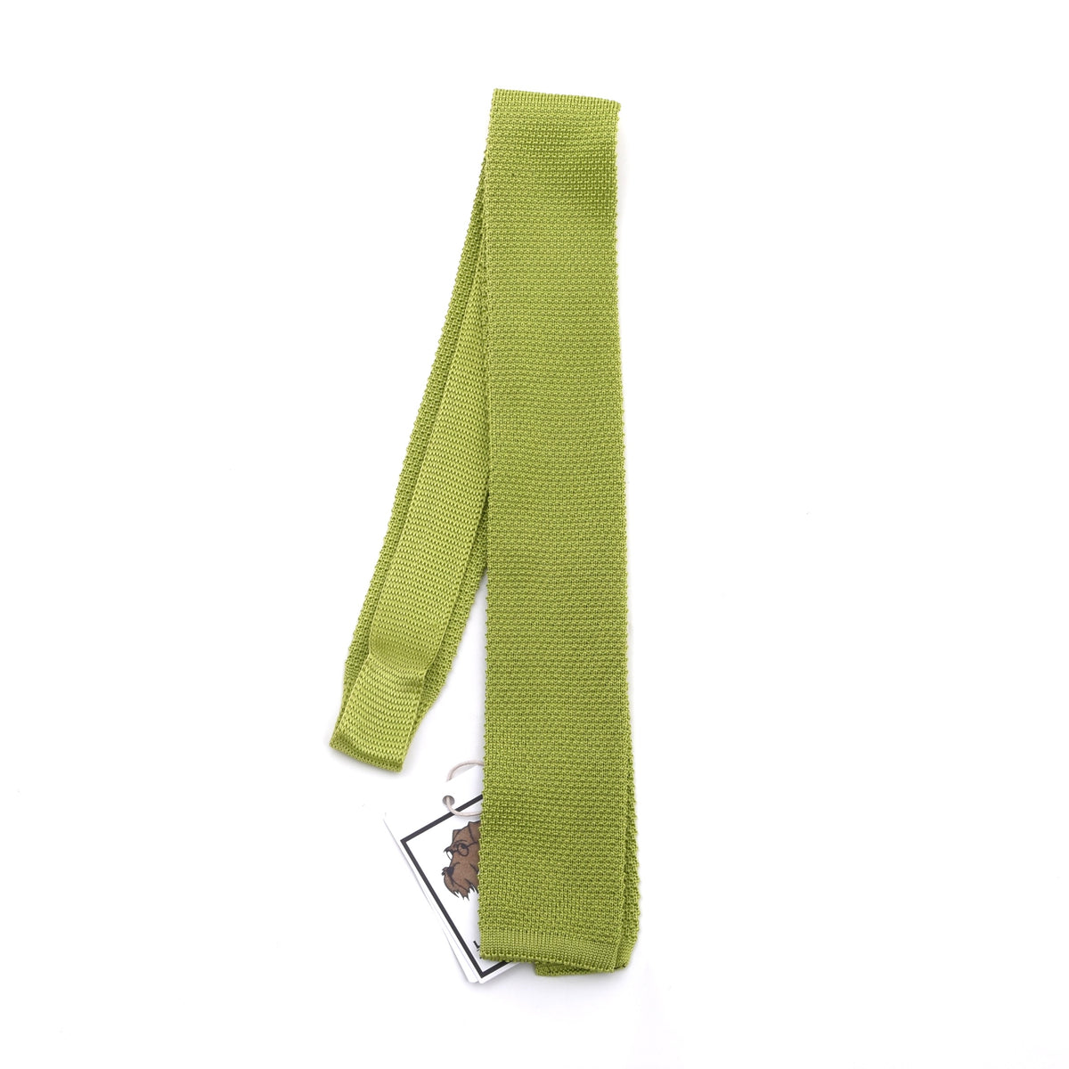 Andrew's Ties Silk Knit Tie Made in Italy - Green