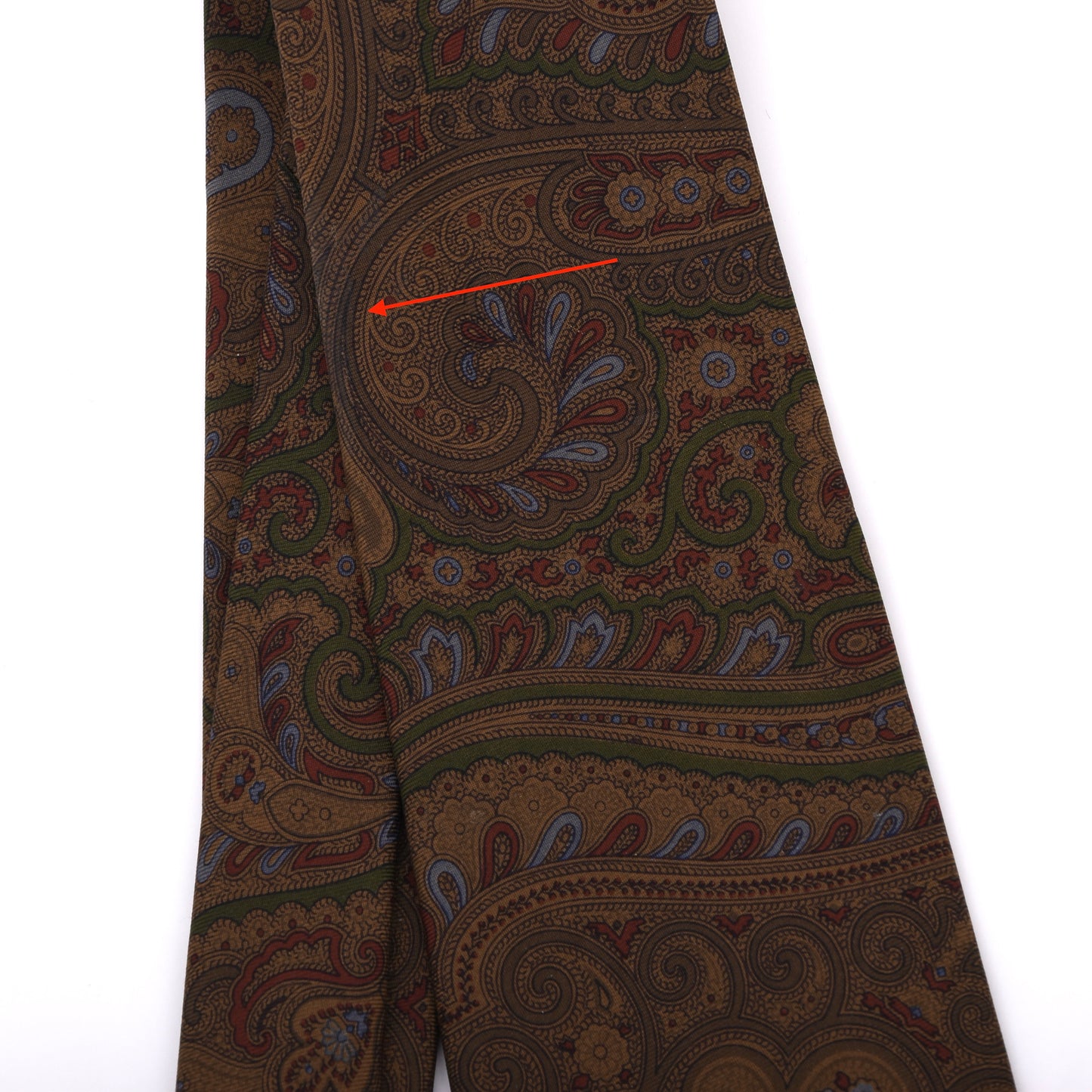 Graham & Gunn Ancient Madder Silk Tie Made in England - Paisley