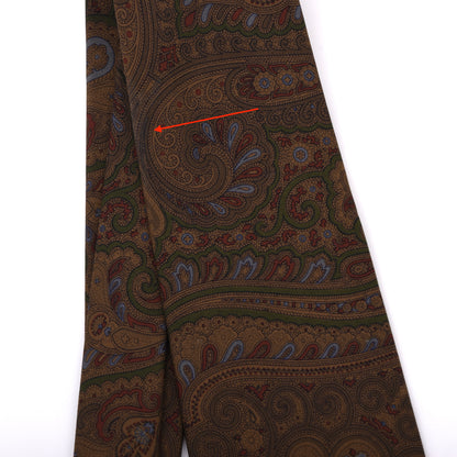 Graham & Gunn Ancient Madder Silk Tie Made in England - Paisley