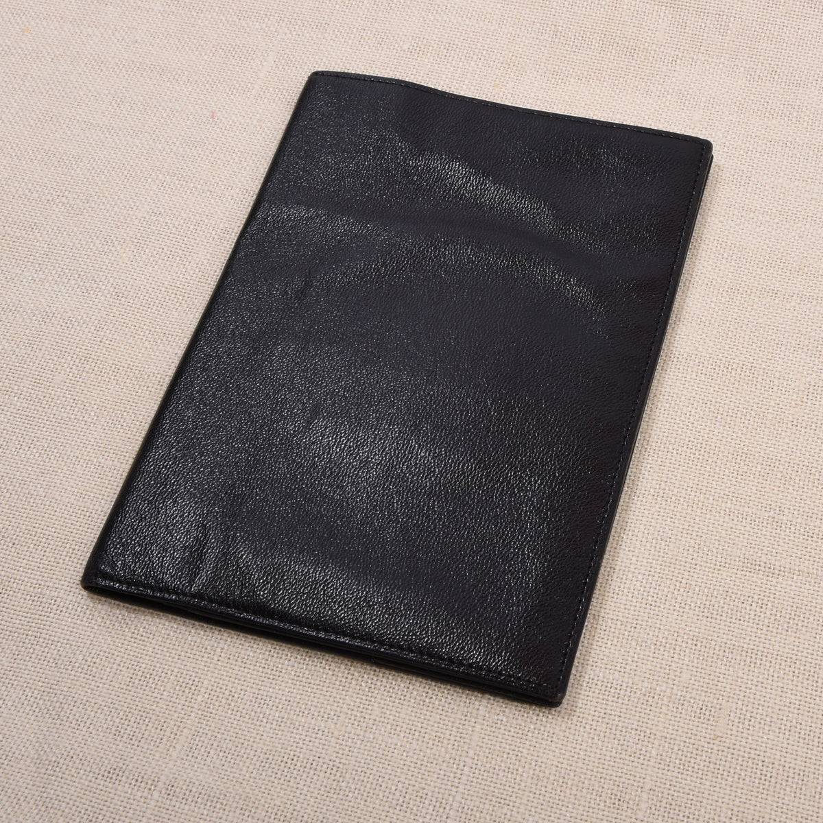NOS Luxury Leather Travel Wallet Multi Pocket ca. 12cm - Black