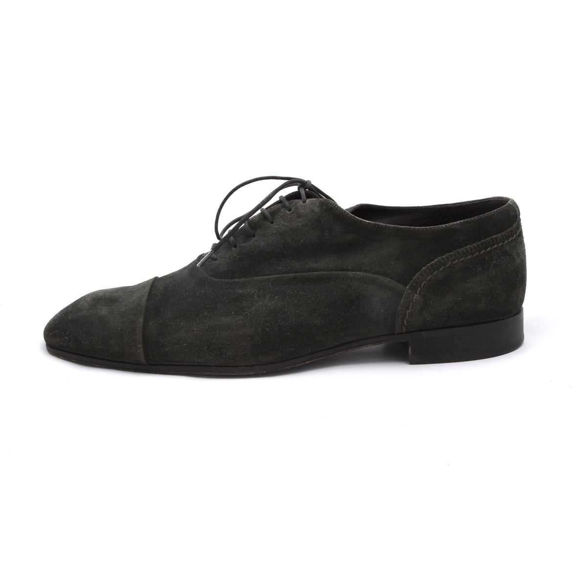 Z Zegna Wildleder Schuhe Gr. EU 7 / US 8 Made in Italy - Grün