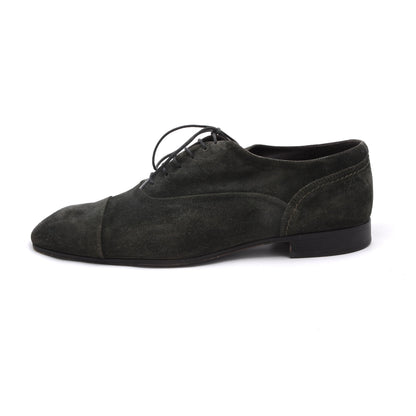 Z Zegna Wildleder Schuhe Gr. EU 7 / US 8 Made in Italy - Grün