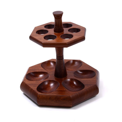 RO-EL Milano Mahogany Pipe Stand