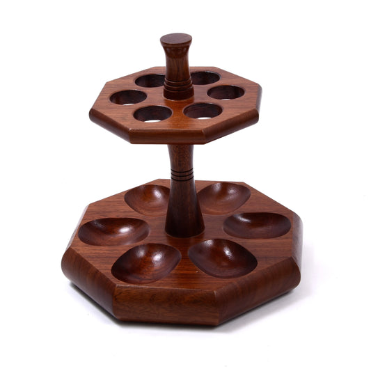 RO-EL Milano Mahogany Pipe Stand