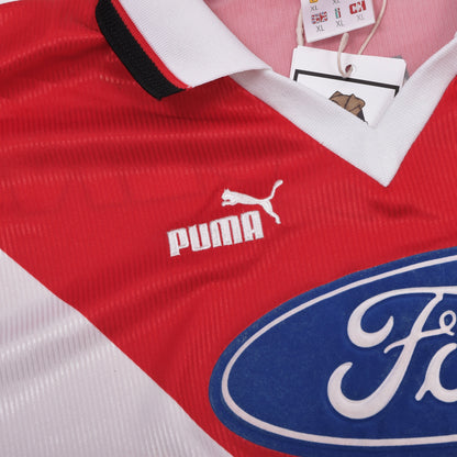 Vintage 1. FC Köln Puma Jubiläumstrikot #9 Polster 1948-1998 Größe XL Brust ca. 57cm