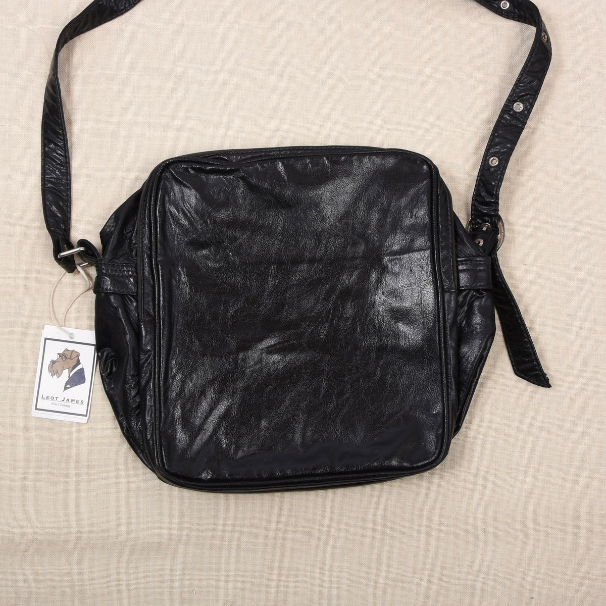 Vintage Adidas Crossbody Bag Art. 4202 Made in Yugoslavia - Black