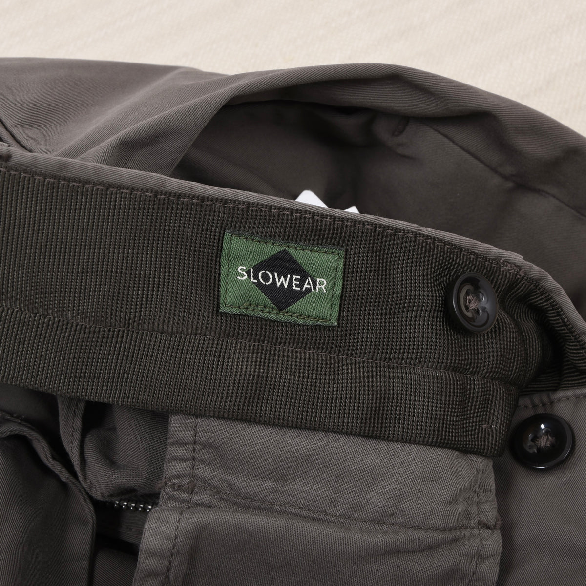 Incotex Royal Batavia High Comfort Hosen Gr. 46 Slim Fit - Grau-Braun