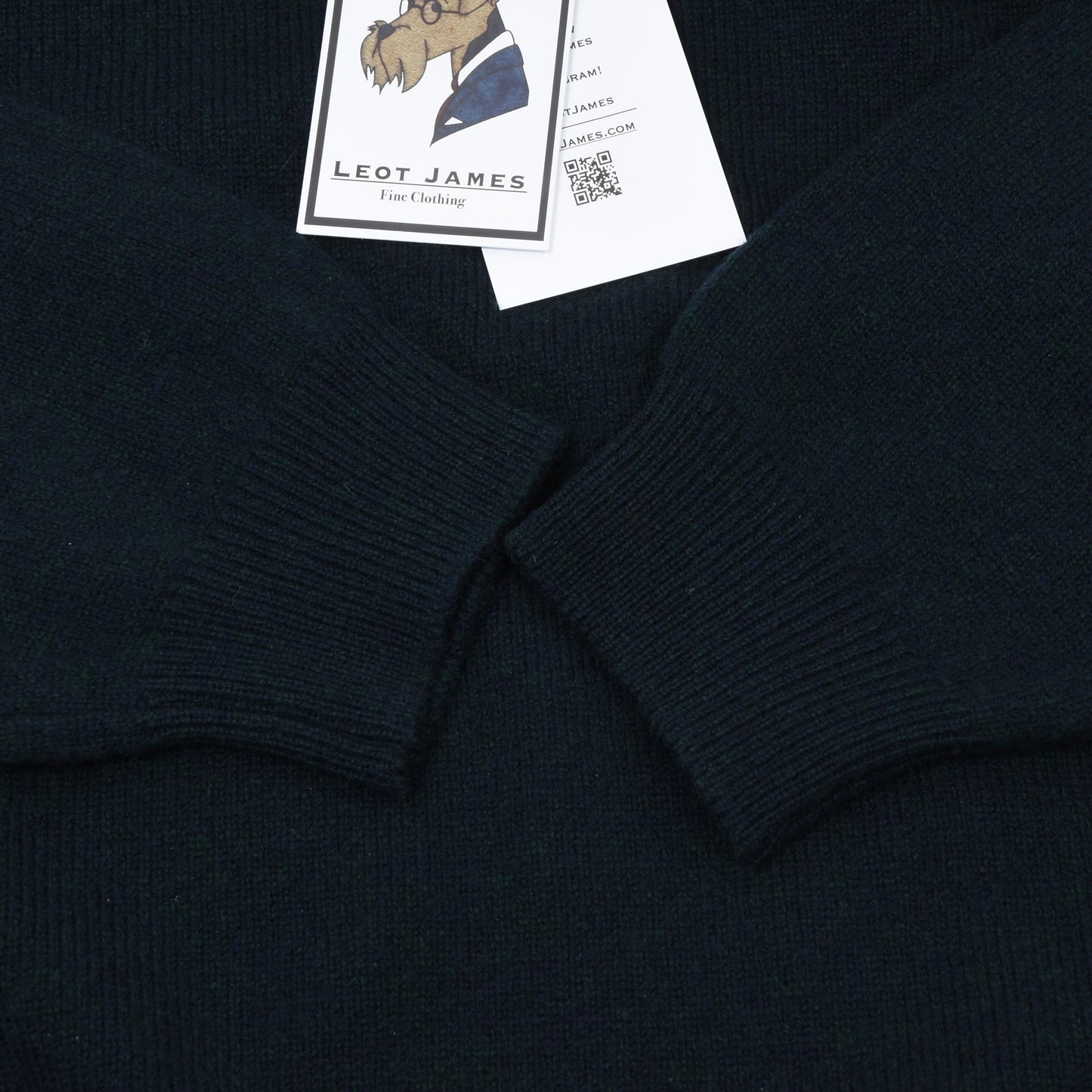 Peter Scott 100% Wool Sweater Chest ca. 58cm - Green Mélange