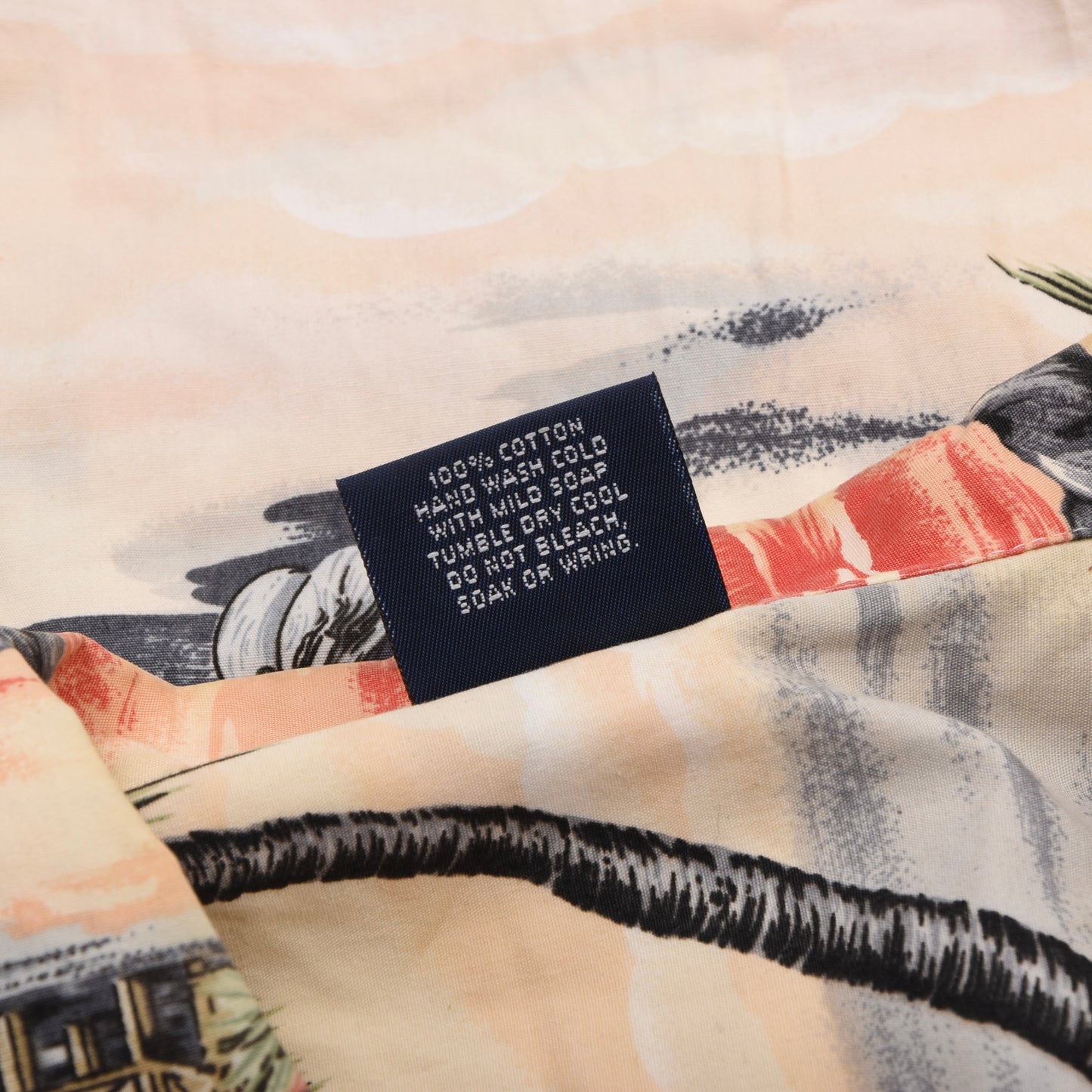 Royal Creations Aloha Shirt Size XL ca. 64cm Made in Hawaii - Palm Print