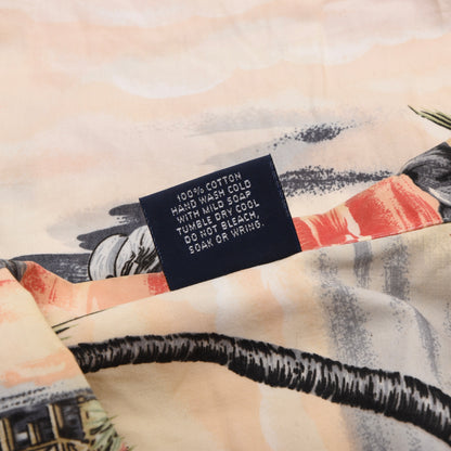 Royal Creations Aloha Shirt Size XL ca. 64cm Made in Hawaii - Palm Print