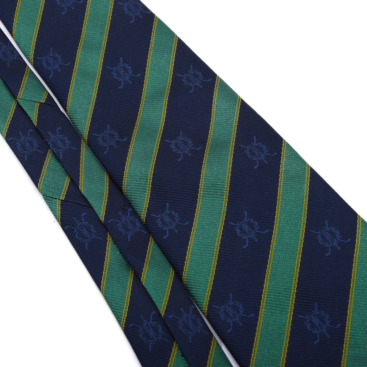 St. Andrews Links Seidenkrawatte ca. 145cm/10.3cm - Blau/Grün