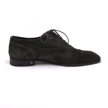 Z Zegna Wildleder Schuhe Gr. EU 7 / US 8 Made in Italy - Grün