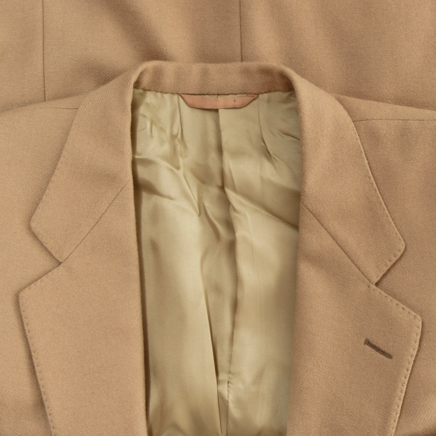 Vintage Ermenegildo Zegna Wool-Cashmere Jacket Size 50 ca. 51.5cm - Tan