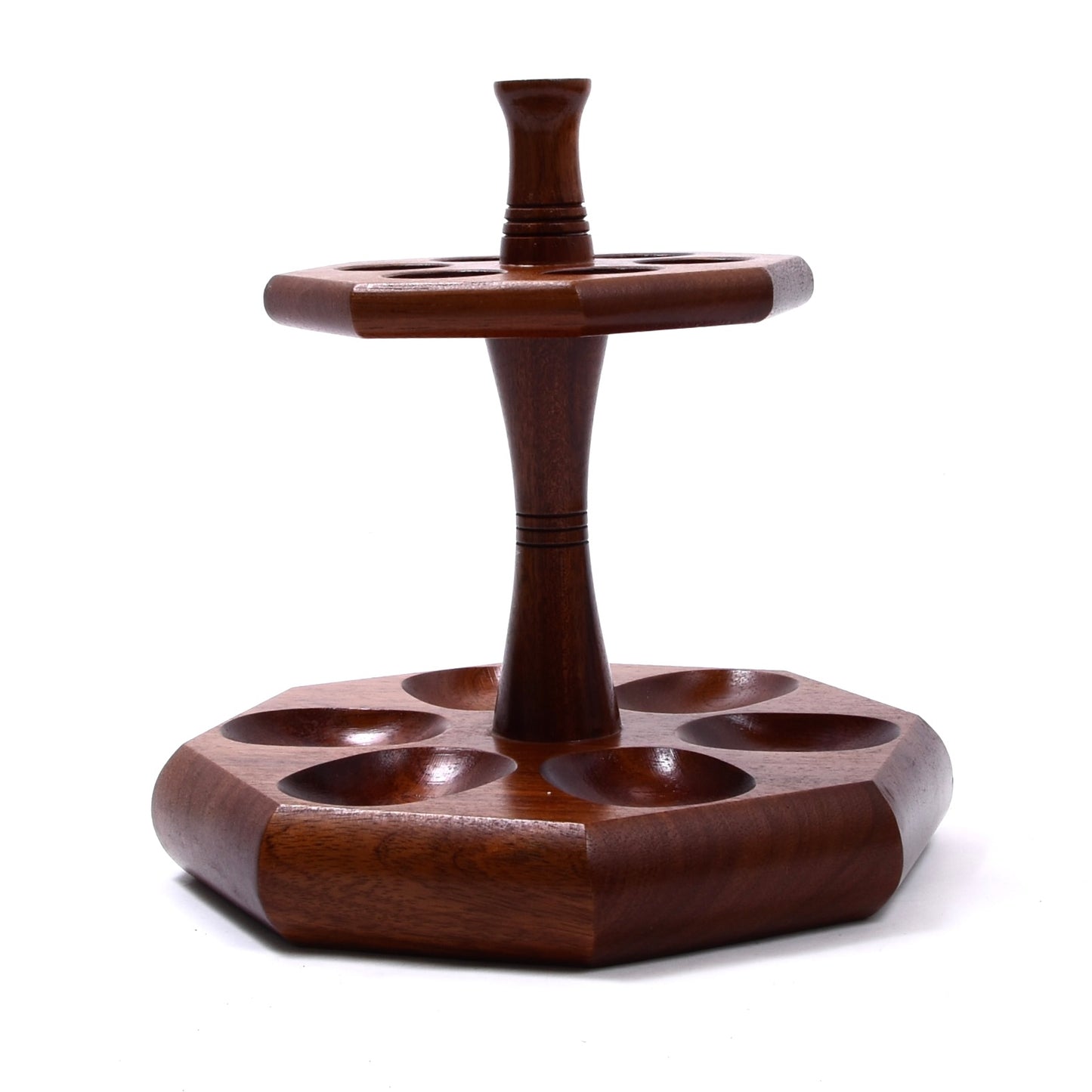 RO-EL Milano Mahogany Pipe Stand