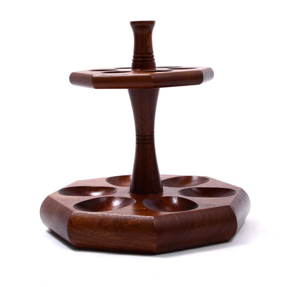 RO-EL Milano Mahogany Pipe Stand