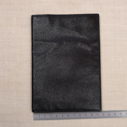 NOS Luxury Leather Travel Wallet Multi Pocket ca. 12cm - Black