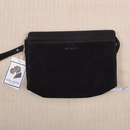 NOS Pakerson Leder Reiseorganizer  ca. 24,5cm - Braun