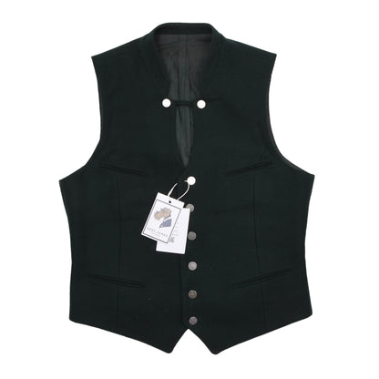 Klassische Wollweste/Trachtengilet Größe 46 ca. 49,5cm - Grün