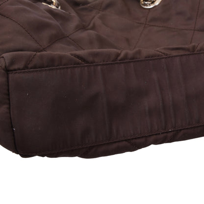 Vintage Prada Milano Quilted Nylon Purse ca. 31cm - Brown