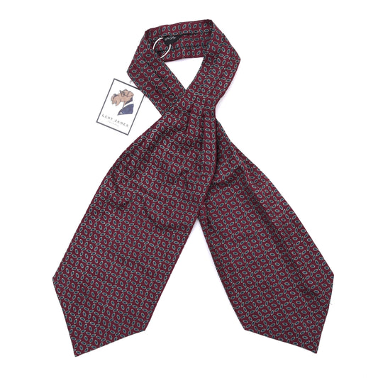 Tie Rack Seidenschal/Krawatte ca. 118.5cm/15.6cm - Burgund Neat