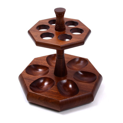 RO-EL Milano Mahogany Pipe Stand