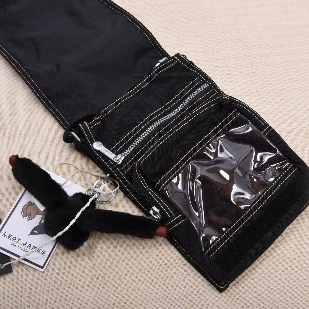 NOS Kipling Cross Body Bag/Pouch - Black