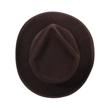 Skriwanek Hut, 1930er-1940er Jahre, 6,5 cm Krempe, Größe 56, Braun