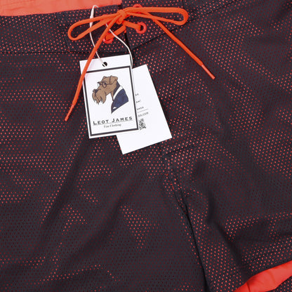 Sundek Badehose Größe 33 - Schwarz/Orange