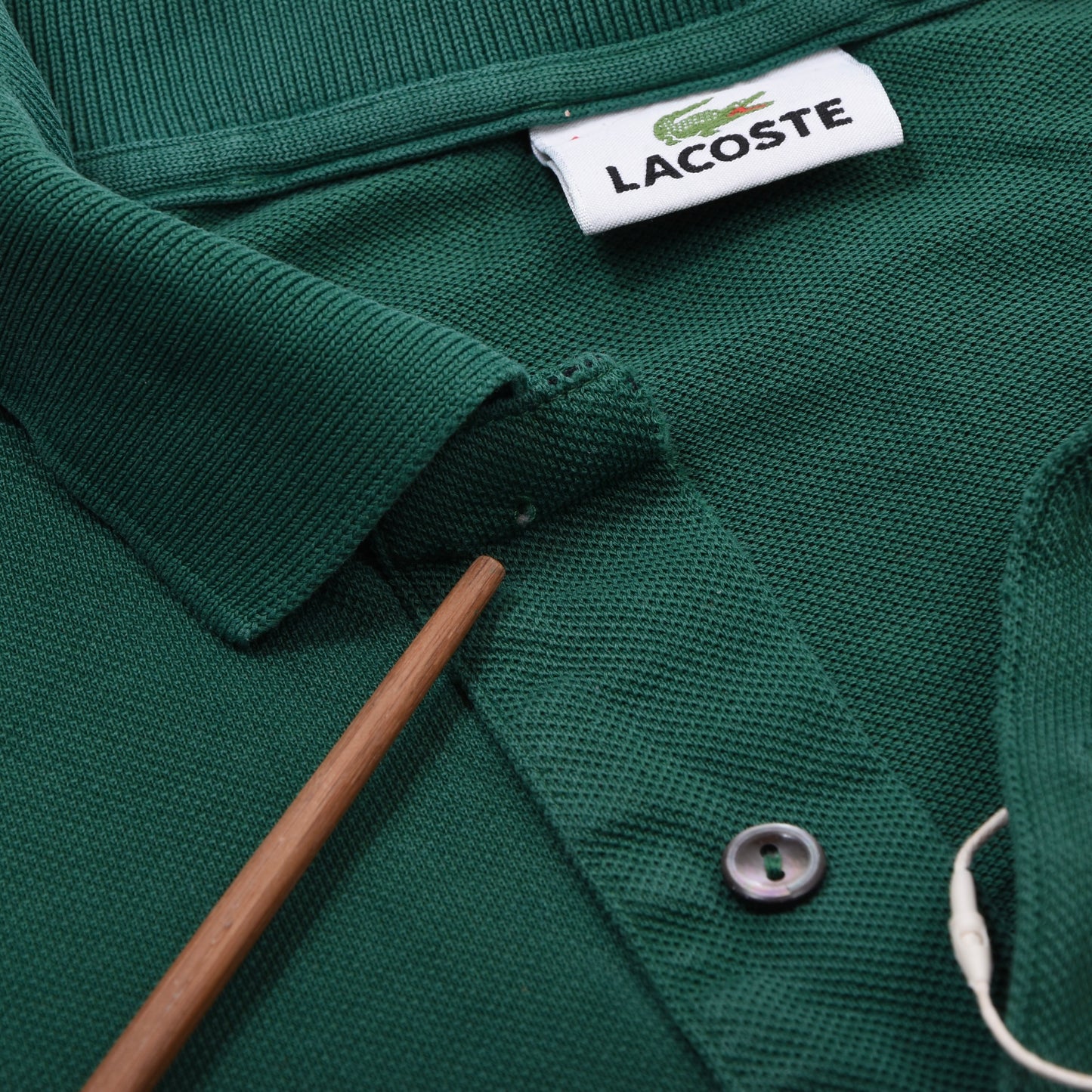 Vintage Lacoste 3er Polo-Shirts Made in France Größe 4 ca. 50,5-54cm - Petrol/Rot/Grün