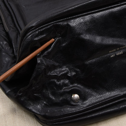 Vintage Adidas Crossbody Bag Art. 4202 Made in Yugoslavia - Black