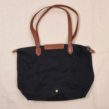 Longchamp Paris Le Pliage "Shopping" Tasche ca. 34cm Made in France - Schwarz