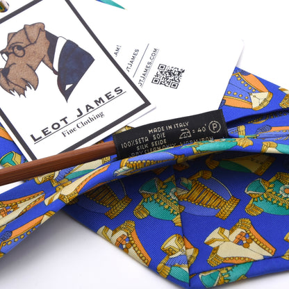 Leonard Paris Seide Krawatte Made in Italy - Dessin N'003