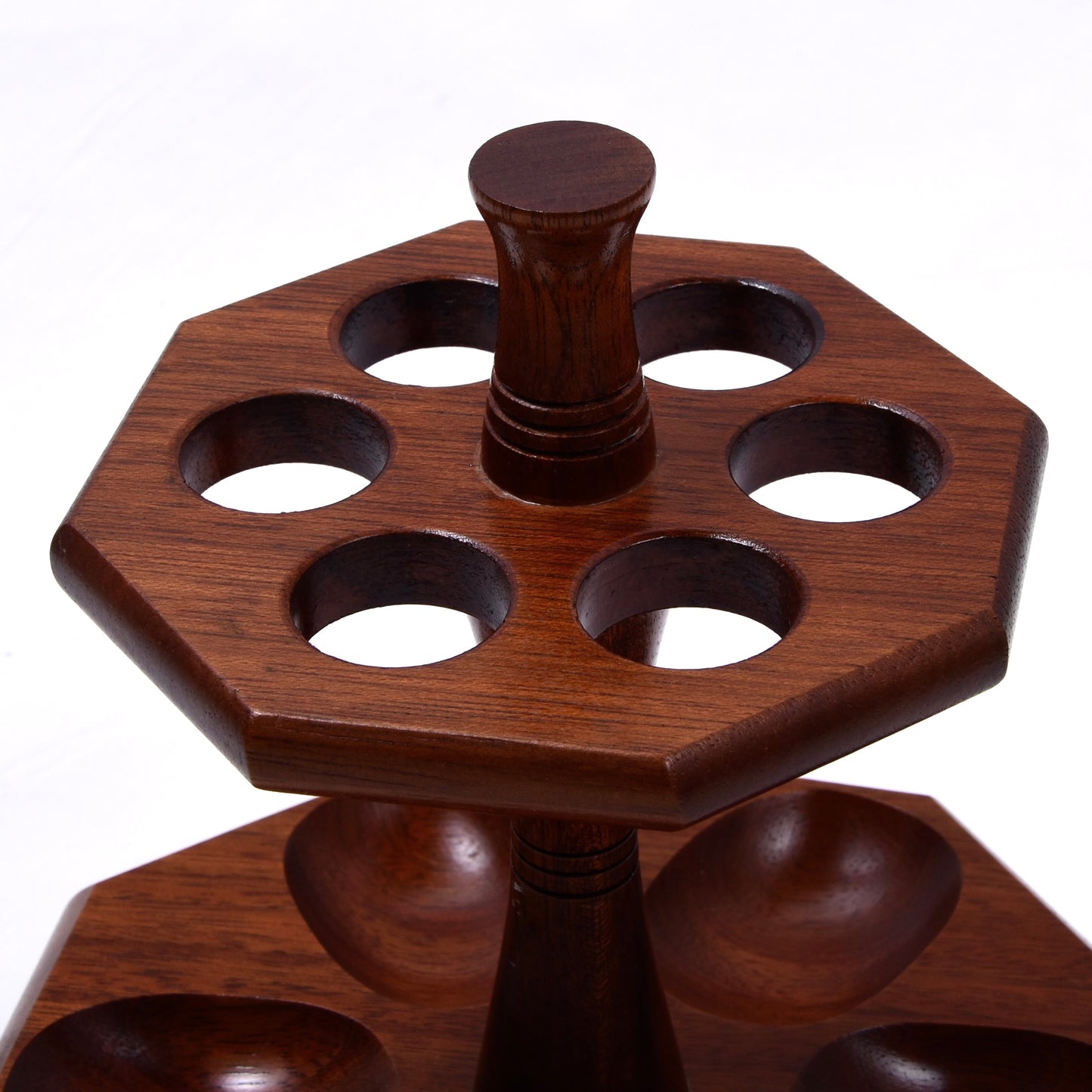 RO-EL Milano Mahogany Pipe Stand