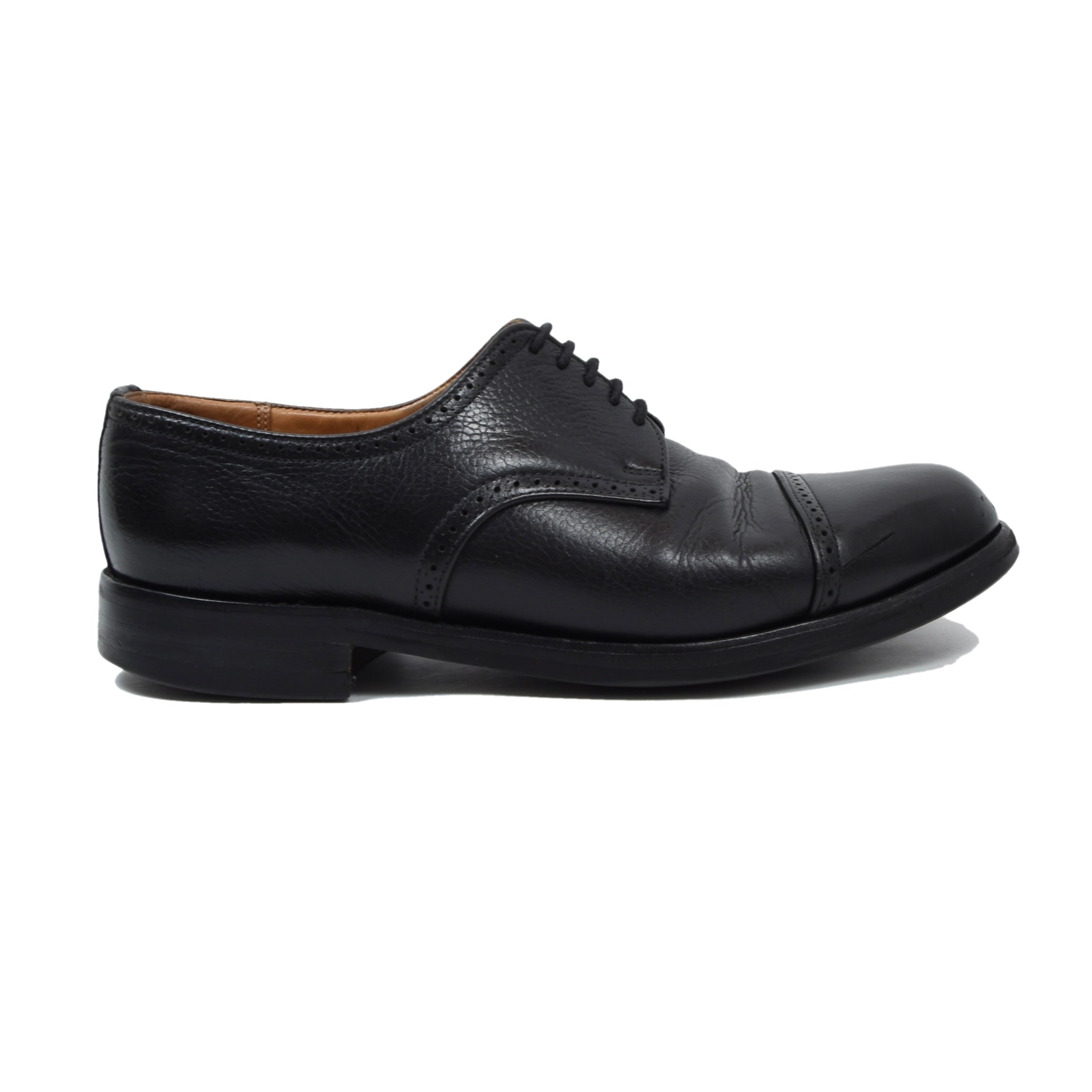 der Budapester x Alfred Sargent Captoe Shoes Size 8 - Black – Leot 