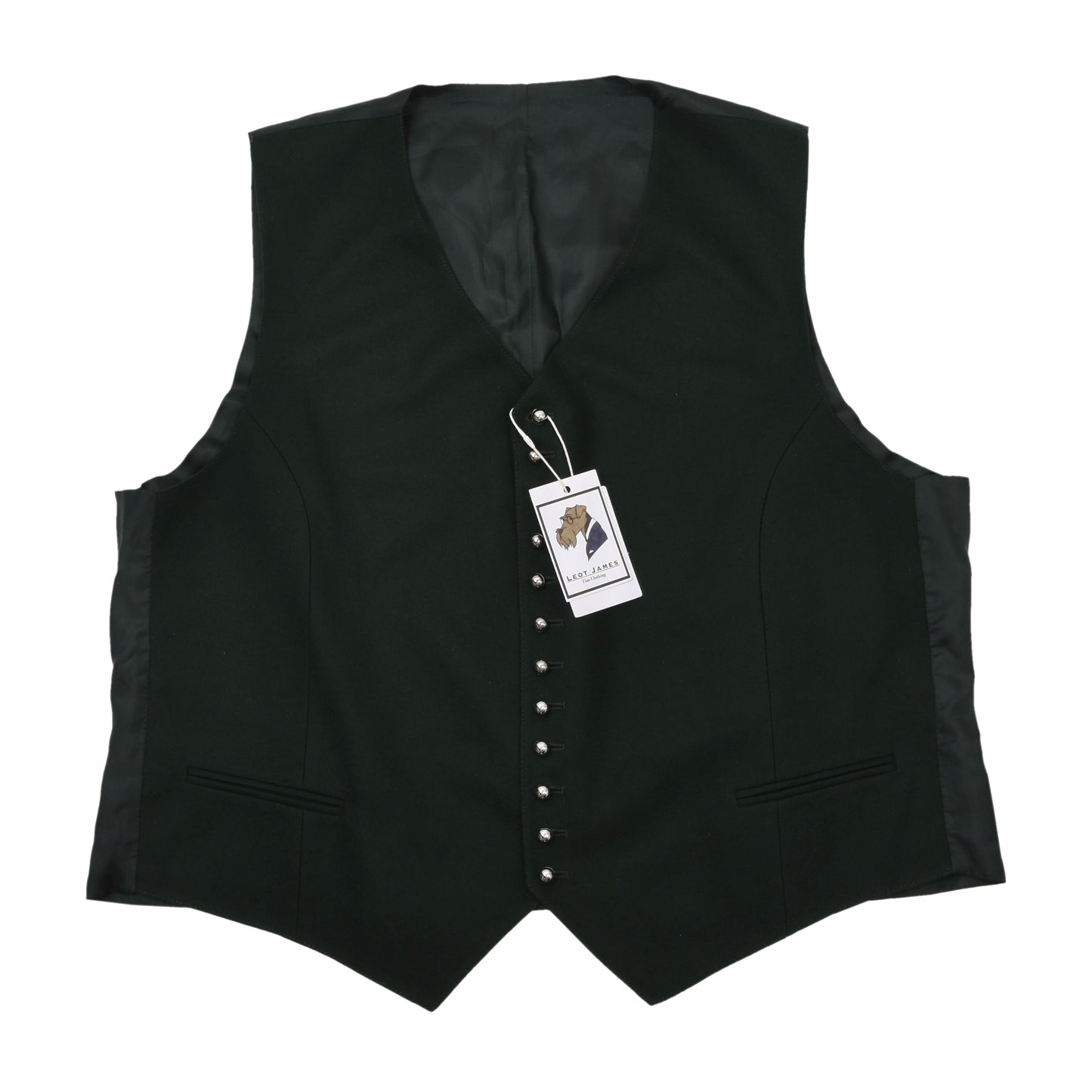 Allwerk Wollweste/Trachtengilet Größe 30 ca. 66cm - Grün