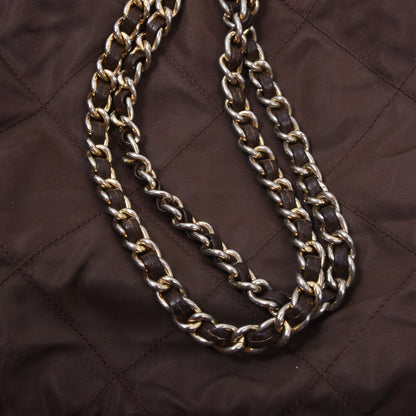 Vintage Prada Milano Quilted Nylon Purse ca. 31cm - Brown