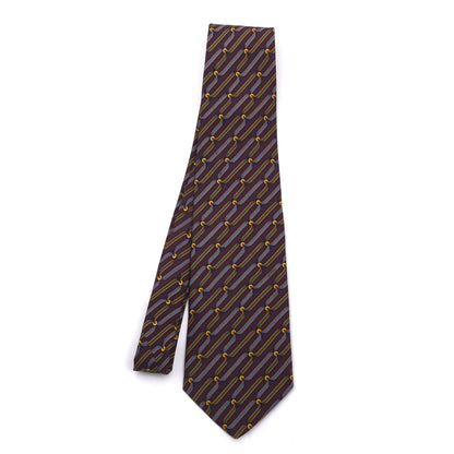 Brooks Brothers 100% Seide Krawatte Made in USA – Lila Bänder