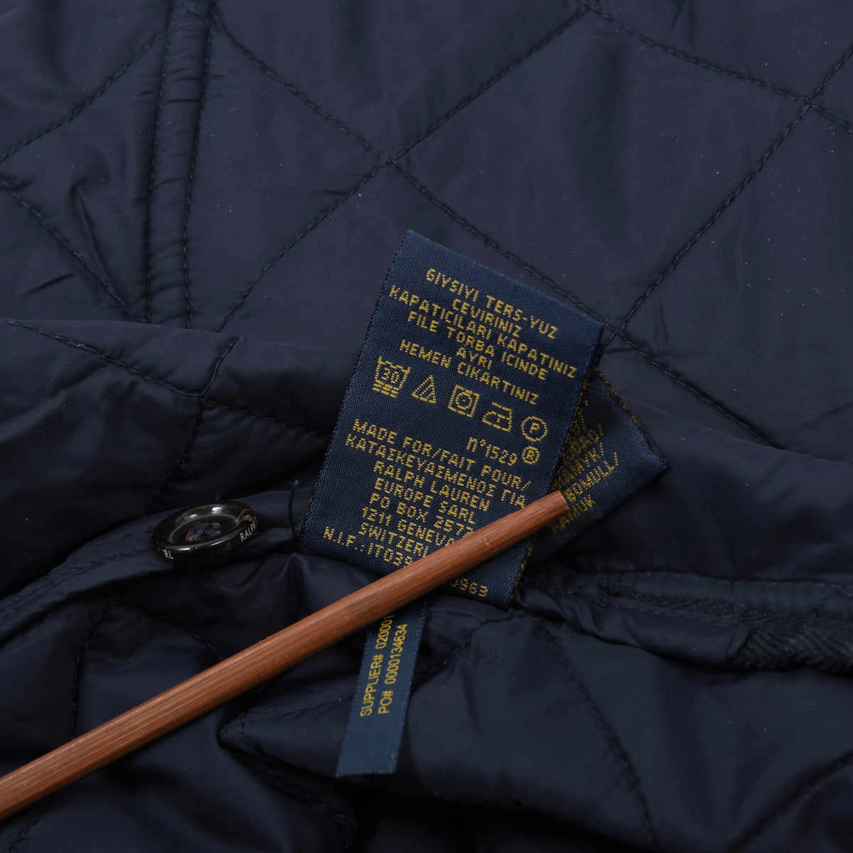 Polo Ralph Lauren Steppjacke Gr. L - Marineblau