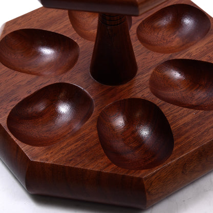 RO-EL Milano Mahogany Pipe Stand