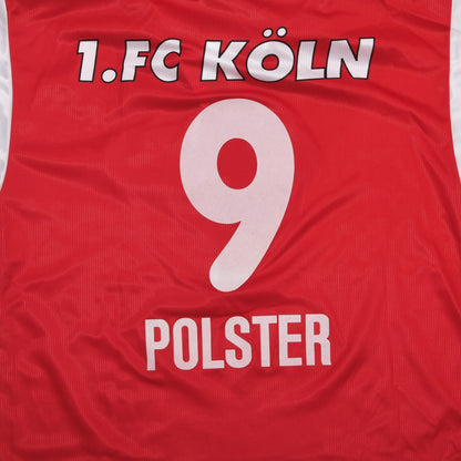 Vintage 1. FC Köln Puma Jubiläumstrikot #9 Polster 1948-1998 Größe XL Brust ca. 57cm