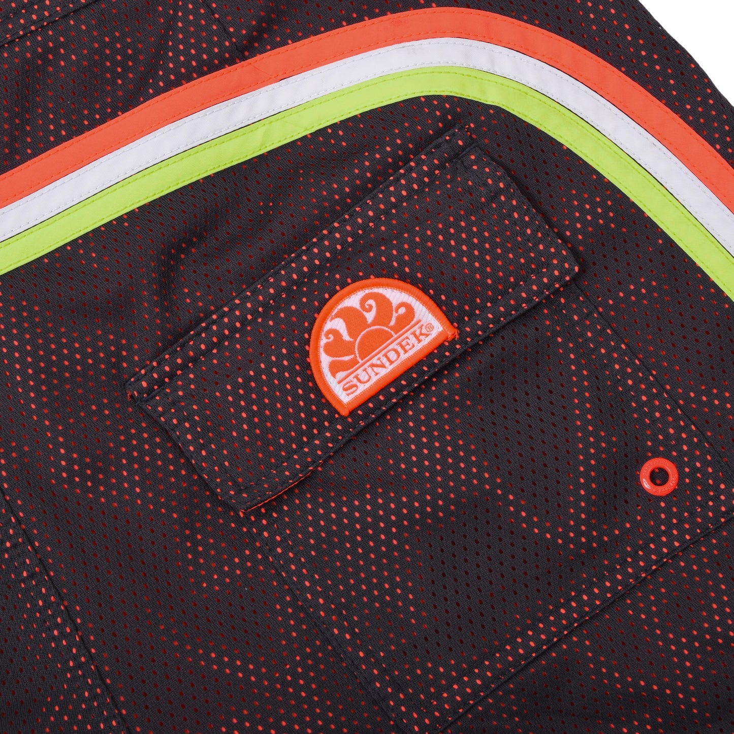 Sundek Badehose Größe 33 - Schwarz/Orange