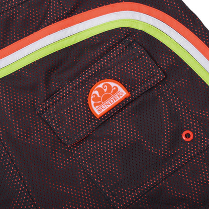 Sundek Badehose Größe 33 - Schwarz/Orange