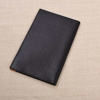 NOS Creation G. Leonard Leather Notepad Wallet - Black