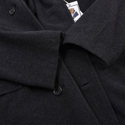 Salvatore Ferragamo Wolle-Kaschmir Car Coat/Mantel Gr. 54 Made in Italy - Grau