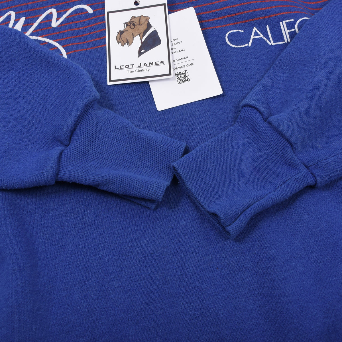 Vintage 1980-90er San Francisco x Healthknit Sweatshirt Gr. XL Made in the USA - Blau